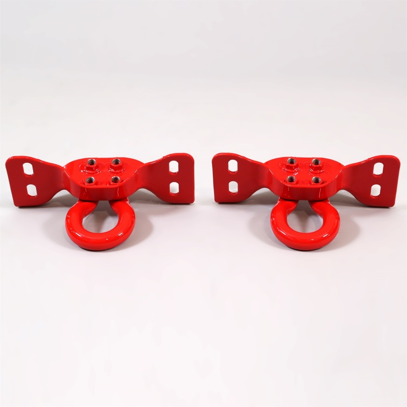 Ford Racing 17-22 Super Duty Tow Hooks - Red (Pair) - M-18954-SDR