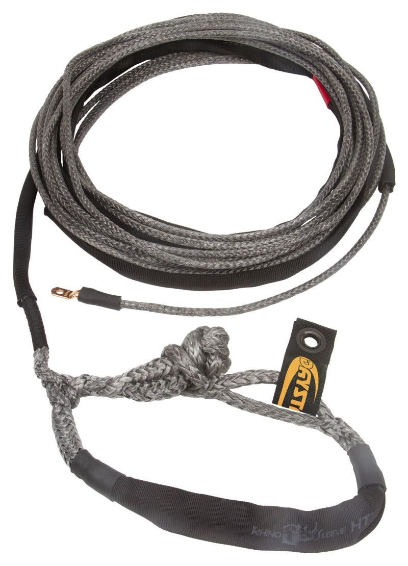 Daystar 80 Foot Winch Rope W/Shackle End 3/8 x 80 Foot Black - KU10404BK