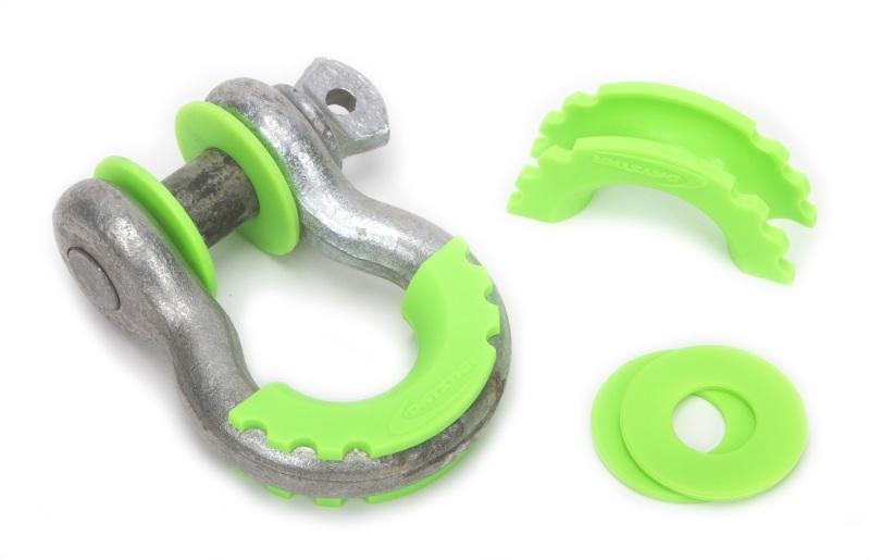 Daystar D-Ring Isolator and Washers Fluorescent Green - KU70057FG