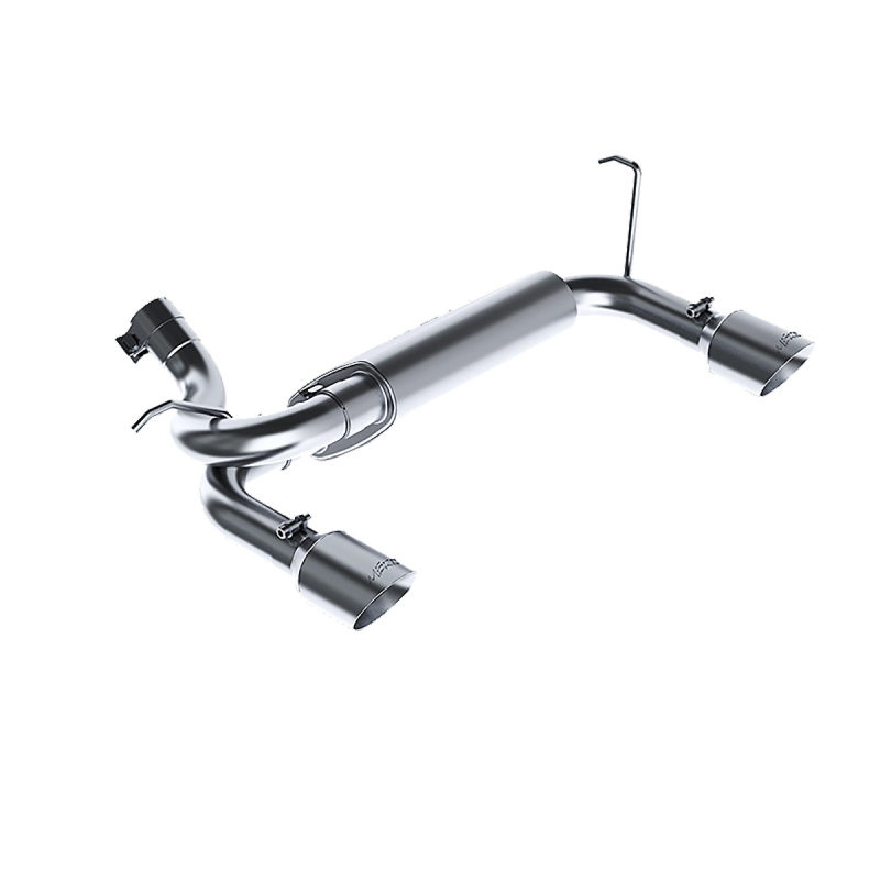 MBRP 07-14 Jeep Wrangler/Rubicon 3.6L/3.8L V6 Axle-Back Dual Rear Exit T409 Performance Exhuast Sys - S5528409