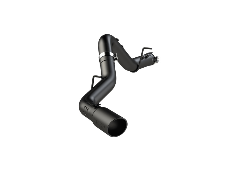 MBRP 2020+ GMC/Chevy 2500/3500 6.6L Duramax 4in Mand Bent Tubing Pro-Ser Cat Back Single Side - Blk - S6059BLK