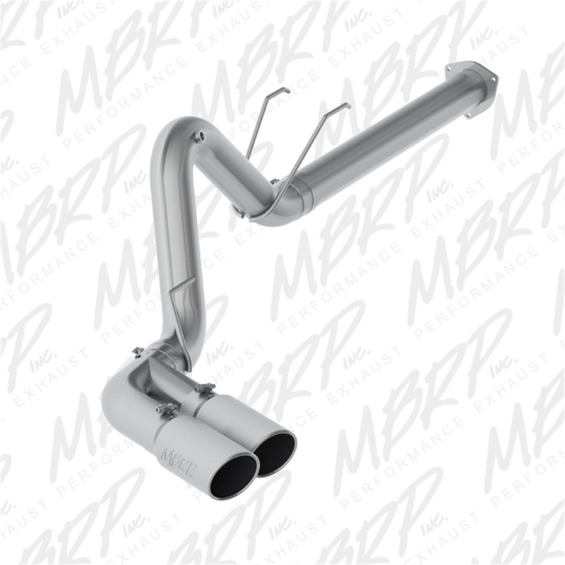 MBRP 17-19 Ford F250/350/450 6.4 L Filter Back Single Side Dual Exit Exhaust System - S6290AL