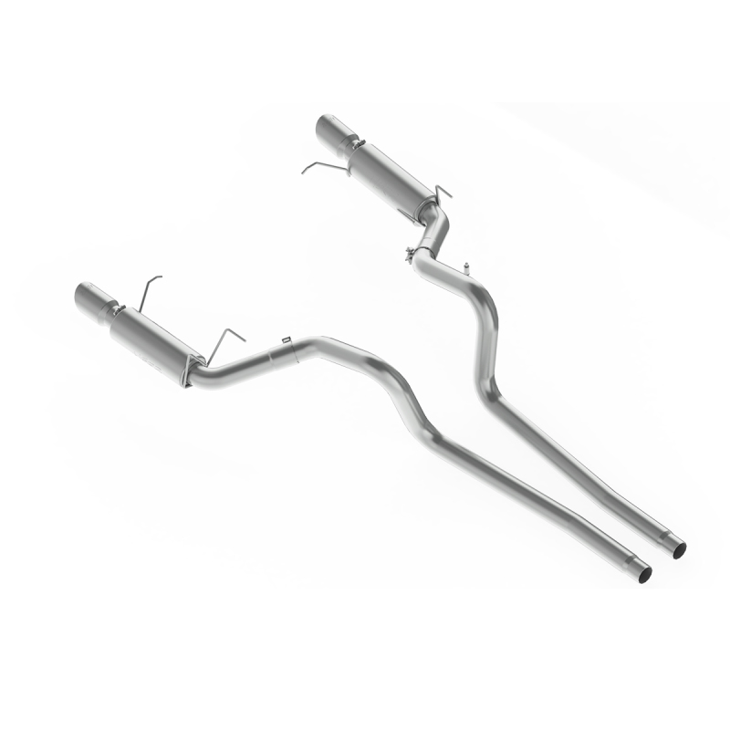 MBRP 11-14 Ford Mustang GT 5.0L Dual Split Rear Race Version T409 3in Cat Back Exhaust System - S7264409