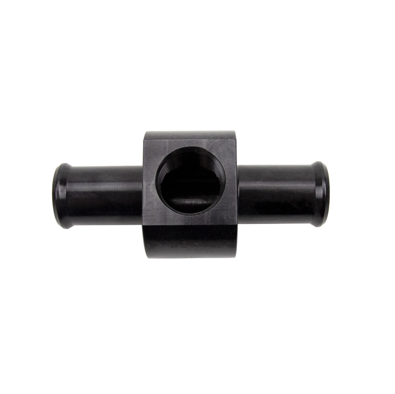 Wehrli 3/4in Hose Barb Straight w/ 1/2in NPT Port Billet Aluminum Adapter Fitting - Black Anodized - WCF205-151