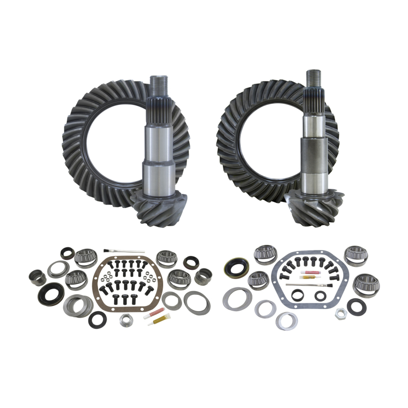 Yukon Gear & Install Kit Package For Jeep JK (Non-Rubicon) in a 4.56 Ratio - YGK012