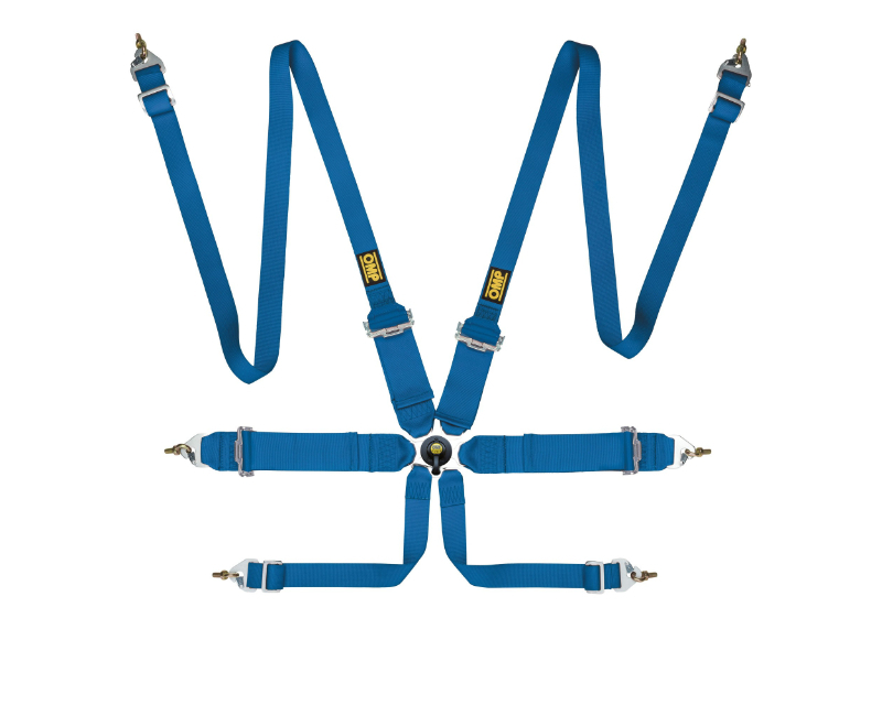 OMP First 3/2 Racing Harness Blue - DA0-0204-B02-041