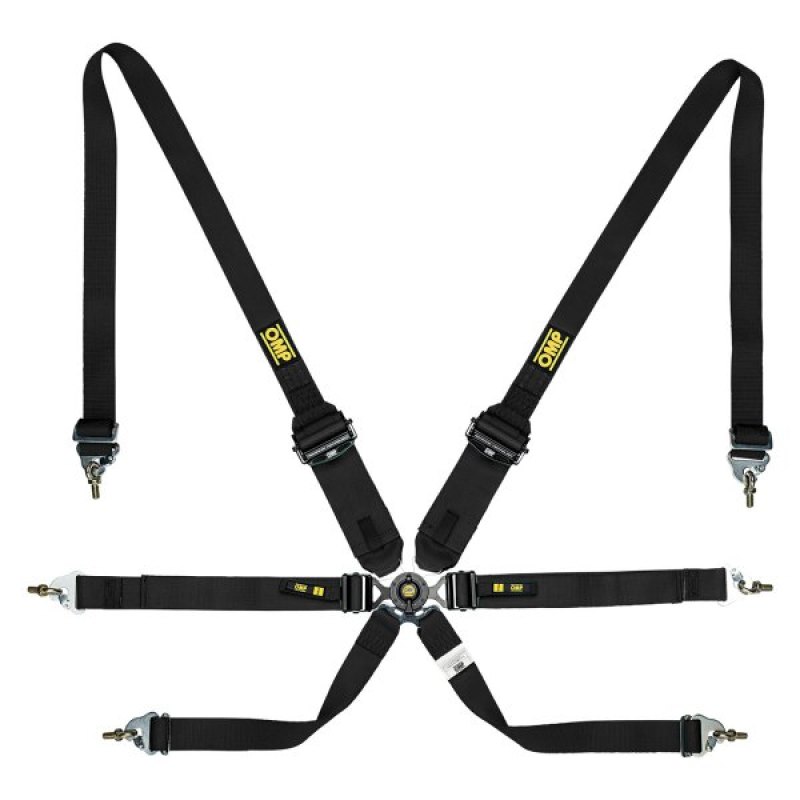 OMP Safety Harness One 2In Endurance Black Pull Down - (Fia 8853-2016) - DA0-0205-A02-071