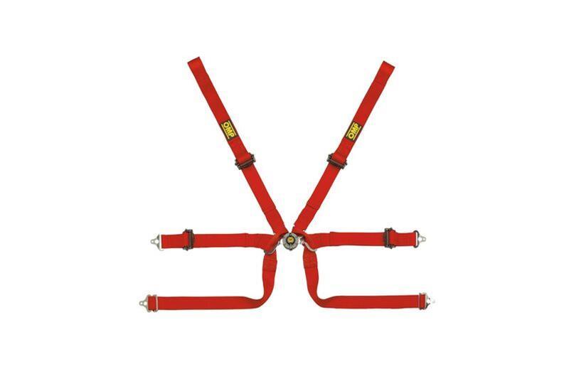OMP Safety Harness Tecnica 2In Formula Red (Fia 8853-2016) - DA0-0206-A01-061