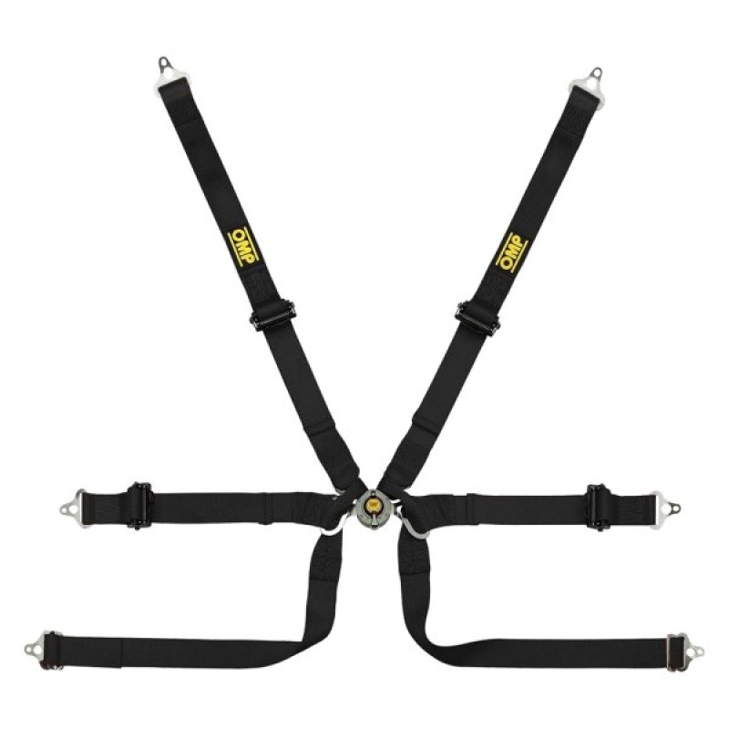 OMP Safety Harness Tecnica 2In Formula Black (Fia 8853-2016) - DA0-0206-A01-071