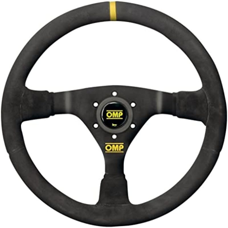 OMP WRC Steering Wheel - Large Leather (Black) - OD0-1980-071