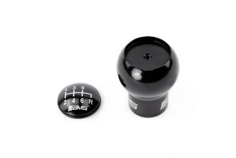 AMS Performance Subaru WRX/STi 6-Speed Billet Shift Knob (Incl Red, Black, & Gunmetal Cap) - AMS.50.06.0002-1