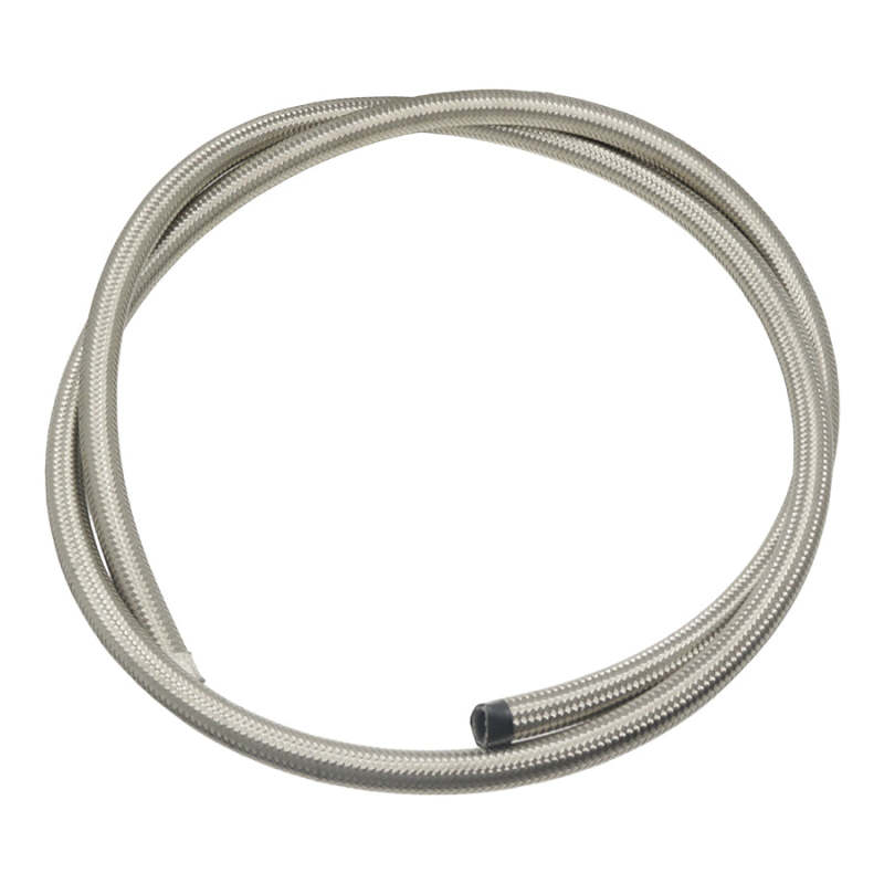 DeatschWerks 8AN Stainless Steel Double Braided CPE Hose - 6ft - 6-02-0813-6