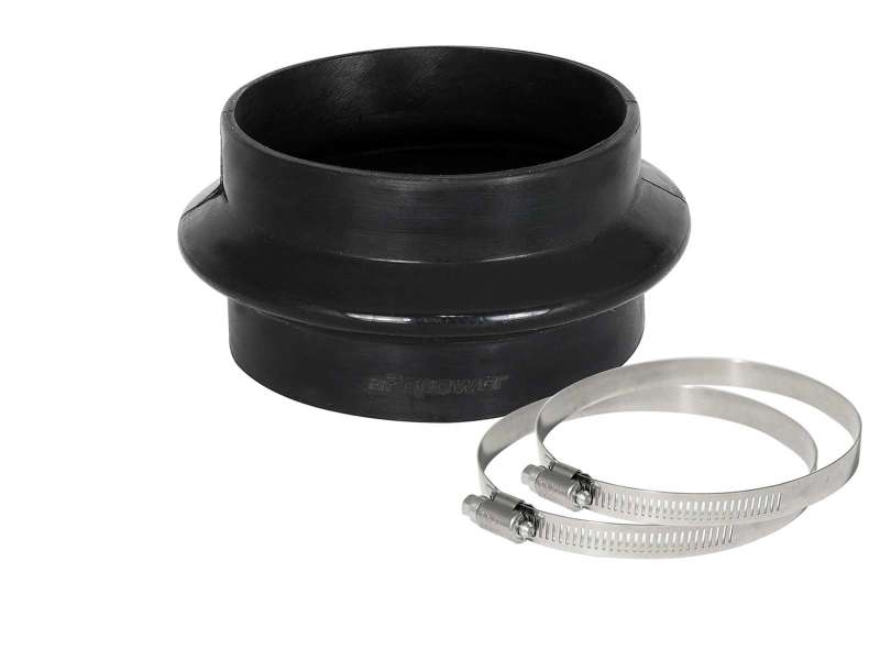 aFe Magnum FORCE Silicone Coupling Kit 4in ID x 2-1/2in L Straight Bellow-Coupler - Black - 59-00071
