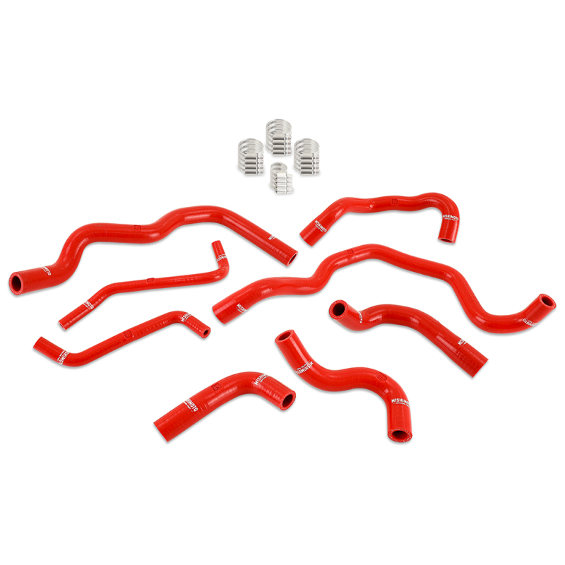 Mishimoto 2023+ Nissan Z Silicone Ancillary Coolant Hose Kit - Red - MMHOSE-Z-23ANCRD