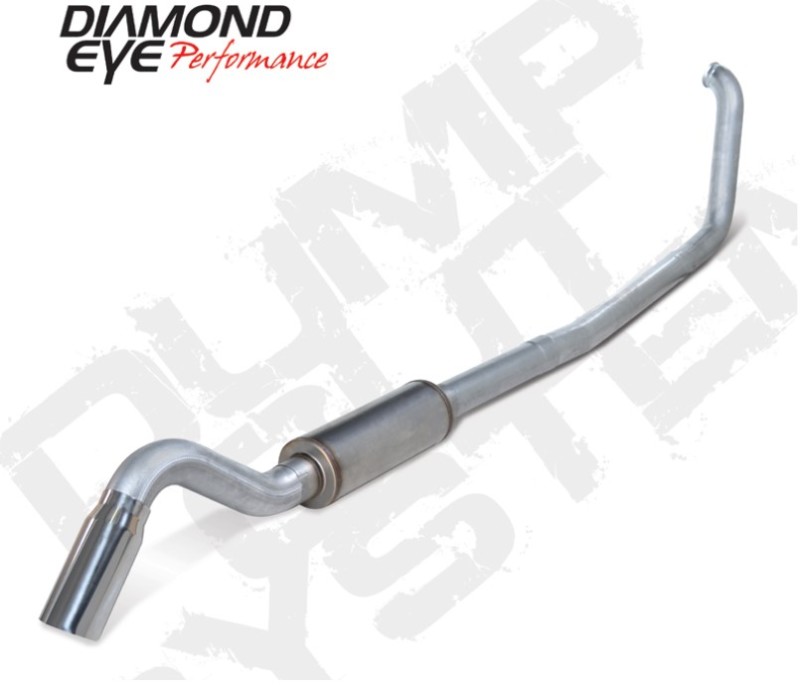 Diamond Eye KIT 4in TB SGL AL: TURN DOWN 00-03 FORD 7.3L F250/F350 - K4319A-TD