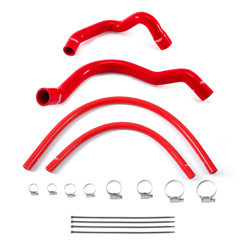 Mishimoto 91-01 Jeep Cherokee 4.0 Silicone Hose Kit Set Red - MMHOSE-XJ6-92KRD