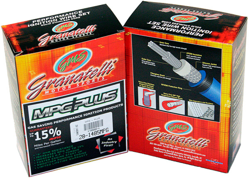 Granatelli 87-88 Pontiac Fiero 4Cyl 2.5L Performance Ignition Wires - 24-1395S