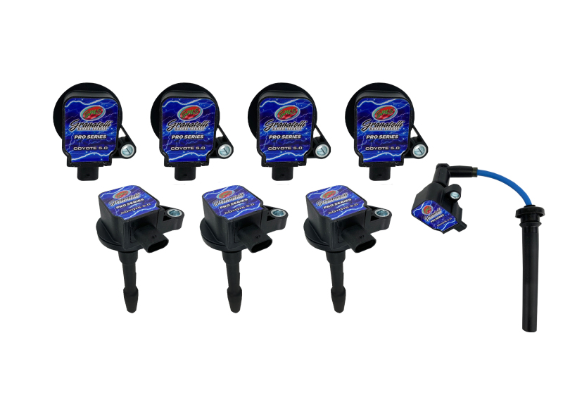 Granatelli 18-23 Ford 5.0L 4V Pro Series Coil-On-Plug Wire Conn Kit w/Coil Packs (60K Volts) - 28-1818CP