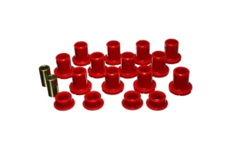 Energy Suspension Polaris RZR XP 1000 Front Control Arm Bushings - Red - 70.7009R