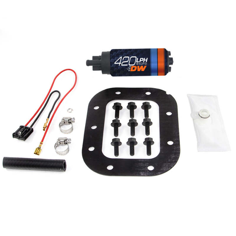 Deatschwerks DW420 Series 420lph In-Tank Fuel Pump w/ Install Kit For Corvette 84-85 5.7L - 9-421-1027