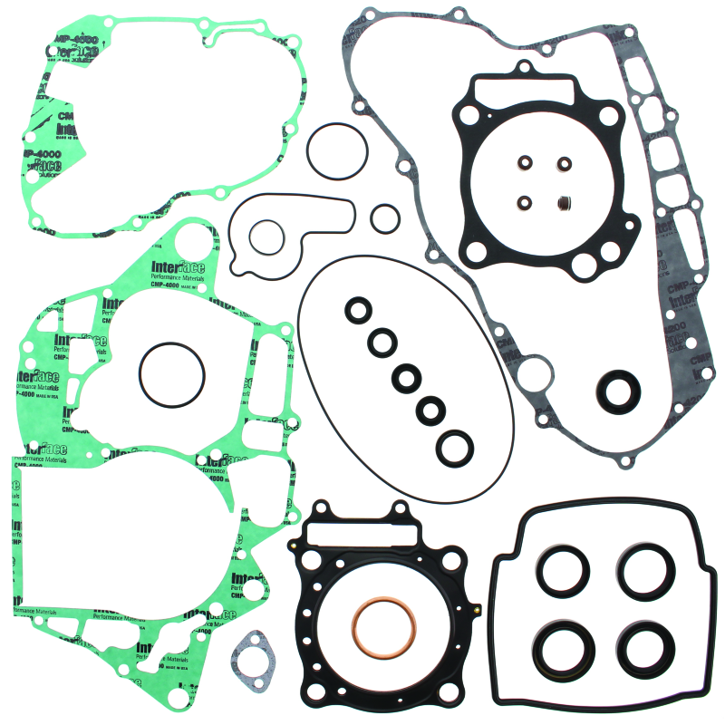 QuadBoss 04-05 Honda TRX450R Complete Gasket Set w/ Oil Seal - 564052