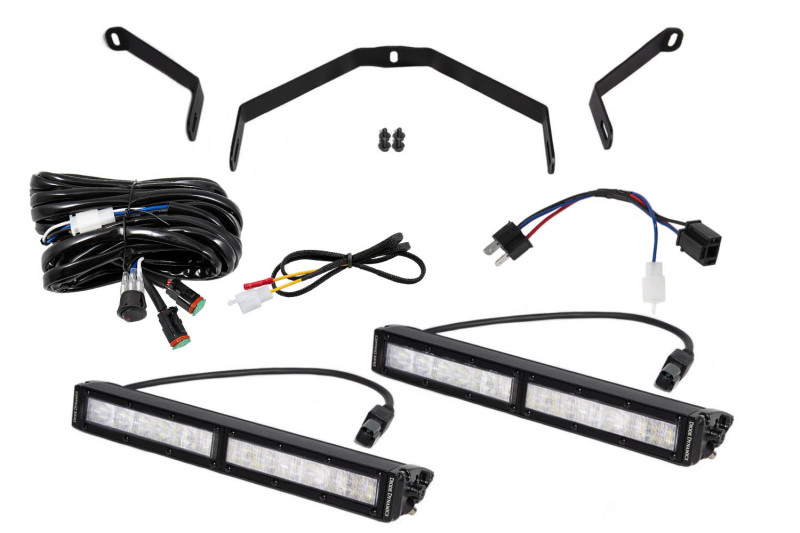 Diode Dynamics 14-21 Toyota Tundra SS12 Driving Light Kit - White Wide - DD6065