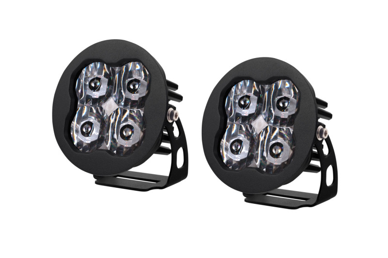 Diode Dynamics SS3 LED Pod Sport - White SAE Driving Round (Pair) - DD6136P