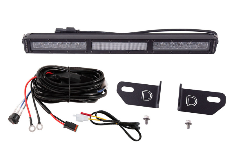 Diode Dynamics 19-21 Ford Ranger SS18 LED Lightbar Kit - White Combo - DD6597