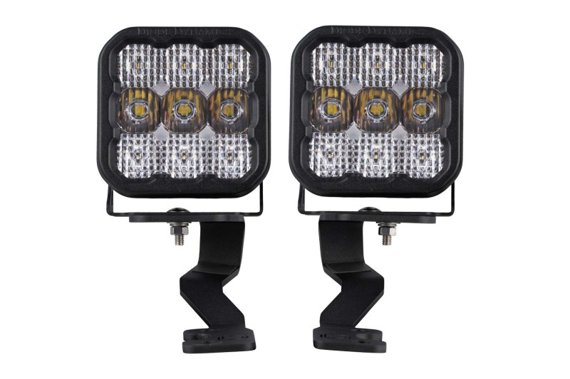 Diode Dynamics 2022 Toyota Tundra SS5 Sport Stage Series Ditch Light Kit - White Combo - DD7397