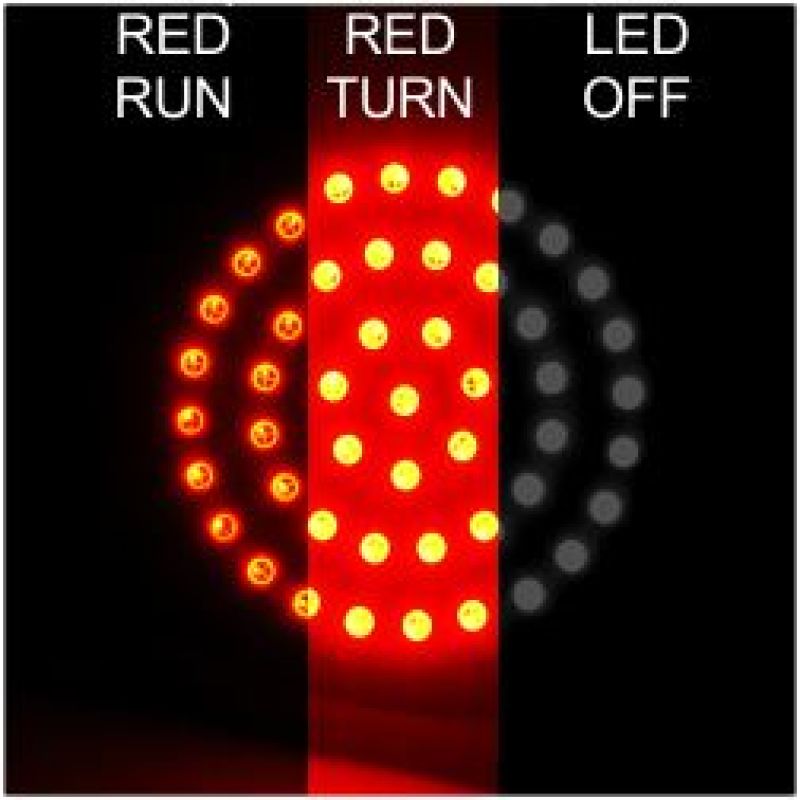 Letric Lighting Bullet Style Swtchbcks Red/Red - LLC-B7SRR