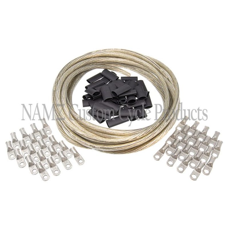 NAMZ Bulk Battery Cable Dealer Kit (w/Cable & Lugs & Shrink Ends) - BULK DEALER KIT
