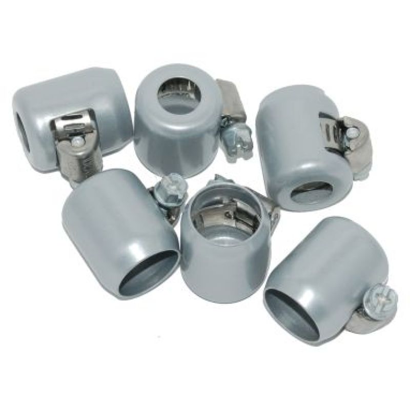 NAMZ Fuel Line Hose Clamps 1/4-5/16in. ID Silver (6 Pack) - NHC-S106