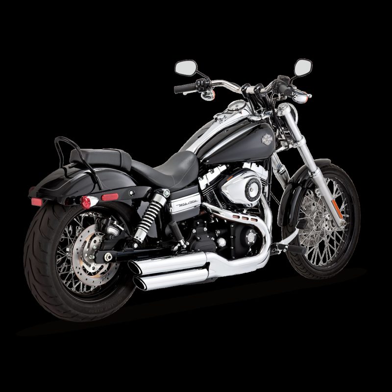 Vance & Hines HD Dyna Fatbob/Wide 08-16 3In Sli Slip-On Exhaust - 16845