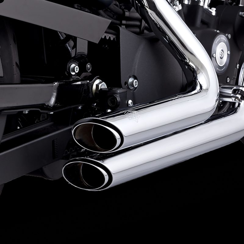 Vance & Hines 12-17 Harley Davidson Softail Shortshots Staggered PCX Full System Exhaust - 17325