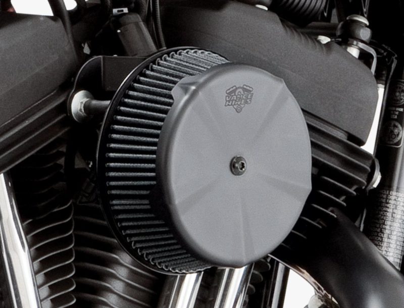 Vance & Hines Black Skullcap Intake Cover - 71015