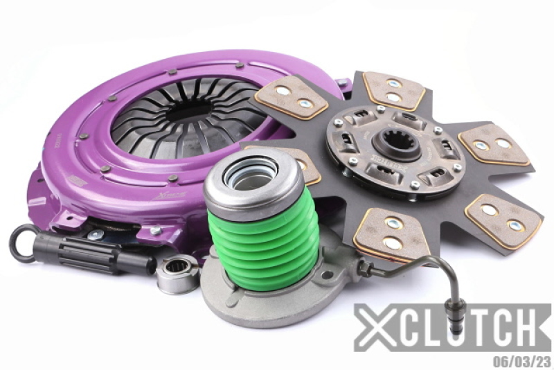 XClutch 05-10 Ford Mustang GT 4.6L Stage 2 Sprung Ceramic Clutch Kit - XKFD28421-1B