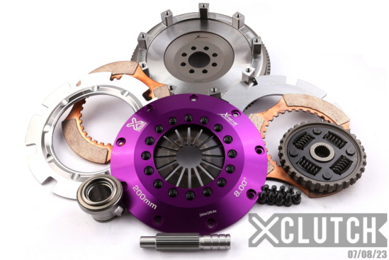 XClutch 91-98 Nissan 180SX S13 2.0L 8in Twin Sprung Ceramic Clutch Kit - XKNI20521-2B