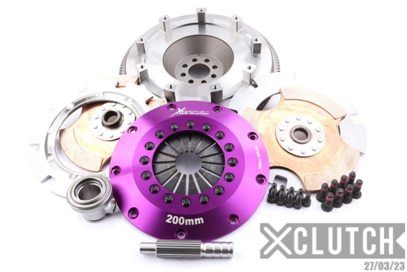 XClutch 03-06 Nissan 350Z Track 3.5L 8in Twin Solid Ceramic Clutch Kit - XKNI20523-2E