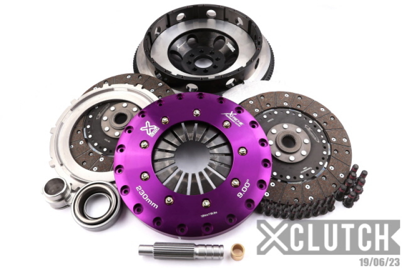 XClutch 03-06 Nissan 350Z 3.5L 9in Twin Solid Organic Clutch Kit - XKNI23543-2G