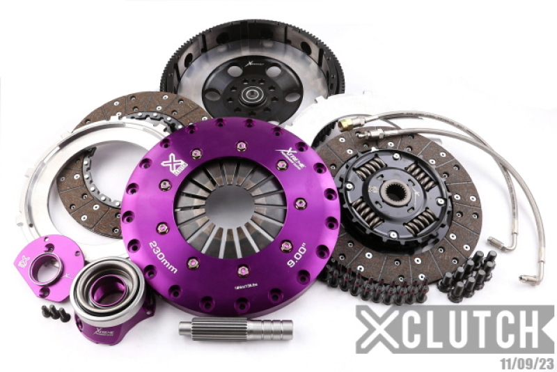 XClutch 91-92 Porsche 911 Turbo 3.3L 9in Twin Sprung Organic Clutch Kit - XKPR23601-2A