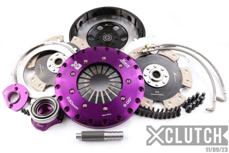 XClutch 91-92 Porsche 911 Turbo 3.3L 9in Twin Solid Ceramic Clutch Kit - XKPR23601-2E