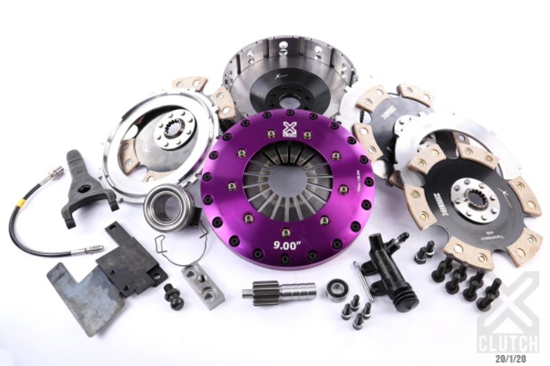 XClutch 93-95 Toyota Supra Twin Turbo 3.0L 9in Triple Solid Ceramic Clutch Kit - XKTY23536-3E