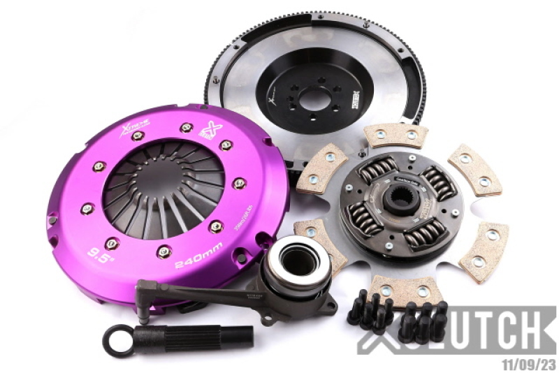 XClutch 05-06 Audi A3 Sportback 2.0L Stage 2R Extra HD Sprung Ceramic Clutch Kit - XKVW24696-1R