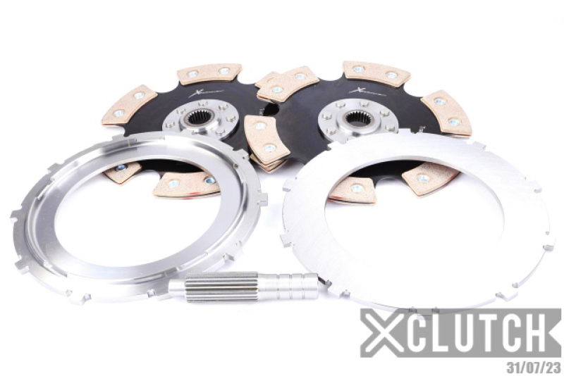 XClutch Ford 9in Twin Solid Ceramic Multi-Disc Service Pack - XMS-230-FD02-2E-XC