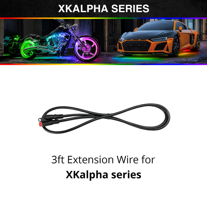 XK Glow 5pin Extension Wire Xkalpha - 3 Ft - AP-WIRE-3FT