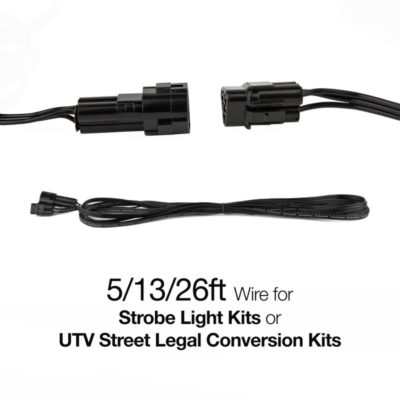 XK Glow Strobe Light Series Extension Wire 3ft - XK052-WIRE-3FT