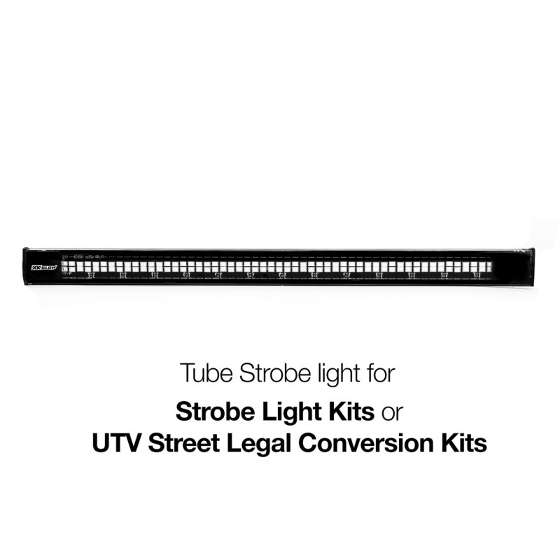 XK Glow Tube Plug n Play Strobe Light Series - Amber 1pc 12in - XK052002-T-A