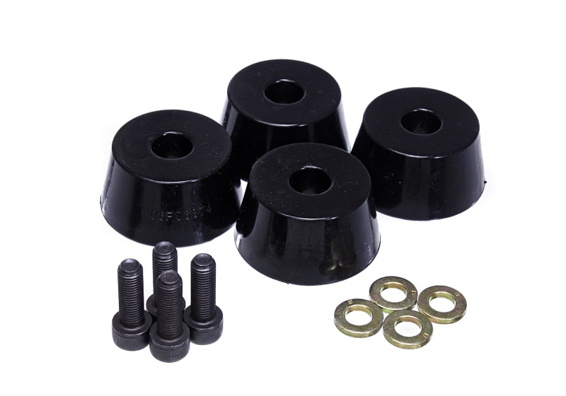 Energy Suspension 96-02 Toyota 4Runner Front Hyper Flex Bump Stop Set - Black - 8.9103G