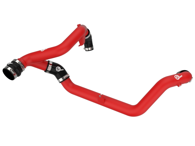 aFe BladeRunner 2 1/4in Intercooler Hot Side Charge Pipe 22-23 Ford Explorer V6-3.0L (tt) - Red - 46-20678-R