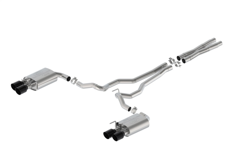 Ford Racing 2024 Mustang 5.0L GT Extreme Cat-Back Exhaust - Black Tips - M-5200-M5EB